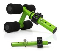 ANOSWXG Tib Bar, tibialis trainer, tibialis bar, Knees Over Toes Equipment for Strengthening Calves/Shins/Ankles, Fits 1" or 2" Olympic Weight Plates (Green)