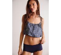 Another Chance Brami Top by Intimately at Free People in Vintage Indigo Combo, Size: Medium - female