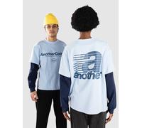 Another Cotton Lab Another Oversize Double Layer Longsleeve Lon sky blue XS