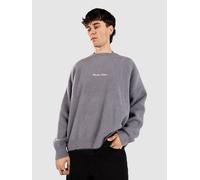 Another Cotton Lab Chest Logo Mohair Pullover dark grey XS