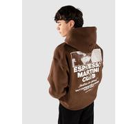 Another Cotton Lab Espresso Martini Oversized Zip Hoodie chocolate XS