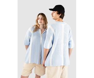 Another Cotton Lab Oversized Mesh Knit Summer Shirt blue L
