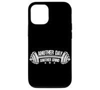 Another Day Another Grind Weightlifting Gym Workout Fitness Case for iPhone 12/12 Pro