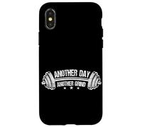 Another Day Another Grind Weightlifting Gym Workout Fitness Case for iPhone X/XS