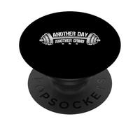 Another Day Another Grind Weightlifting Gym Workout Fitness PopSockets Adhesive PopGrip