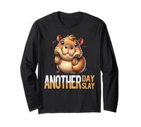 Another Day Another Slay - Capybara Confidence Mode Long Sleeve T-Shirt