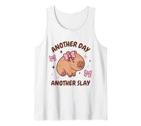 Another Day Another Slay Cute Capybara Lover Kawaii Amine Tank Top