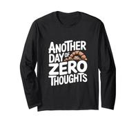 Another Day of Zero Thoughts Funny Reptile Bearded Dragon Long Sleeve T-Shirt