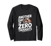 Another Day of Zero Thoughts Funny Reptile Bearded Dragon Long Sleeve T-Shirt