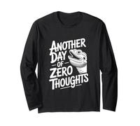 Another Day of Zero Thoughts Reptile Lizard Bearded Dragon Long Sleeve T-Shirt