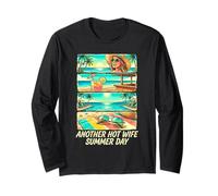 Another Hot Wife Summer Day Beach Cocktail Long Sleeve T-Shirt