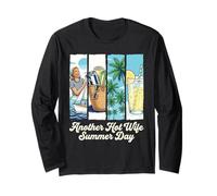 Another Hot Wife Summer Retro Long Sleeve T-Shirt