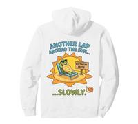 Another Lap Around The Sun Slowly Birthday Mode Box Turtle Pullover Hoodie