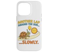 Another Lap Around The Sun Slowly Cute Box Turtle Party Hat Case for iPhone 14 Pro Max