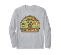 Another Lap Around The Sun Speedometer Box Turtle Birthday Long Sleeve T-Shirt