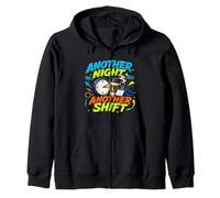 Another Night Shift Hustle Mode Zip Hoodie
