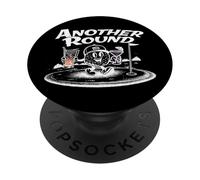 Another Round Funny Golfing & Drinking Vintage Golfer PopSockets Adhesive PopGrip
