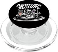 Another Round Funny Golfing & Drinking Vintage Golfer PopSockets PopGrip for MagSafe