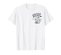 Another Round Golf - Funny Golf Ball and Cocktail T-Shirt