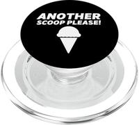 Another Scoop Please Ice Cream Vanilla Soft Serve Gelato PopSockets PopGrip for MagSafe