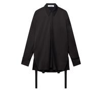 Another Tomorrow button-detail shirt - Black XS-S-M
