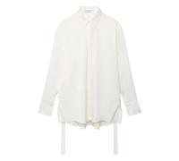 Another Tomorrow button-detail shirt - White S-M