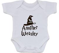 Another Weasley Harry Potter Funny Humour Cotton White Baby Vest OR BIB (First Size bib) (6 to 9 Months)