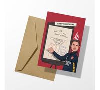 Another Year Supporting The Gunners Arteta Birthday Card