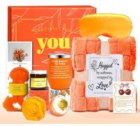 ANOTION Fall Gifts Basket for Women,Birthday Gifts Set for Women,Self Care Pamper Gifts Unique,Relaxing Spa Gift Basket Package,Gifts Set for Christmas Halloween Birthday for Sister,Mum,Grandma,Wife