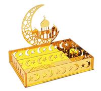 ANOTION Ramadan Decorations for Home 2026 - Ramadan Serving Tray, Ramadan Table Decor, Islamic Ramadan Decor, Ramadan Gifts, Ramadan Mubarak Sign & Ramadan Table Décor, 1 pack
