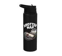 Anotter Nap Cute Otter Relaxation Graphic Stainless Steel Insulated Water Bottle