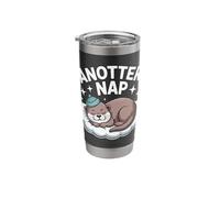 Anotter Nap Cute Otter Sleepy Cloud Fun Stainless Steel Insulated Tumbler