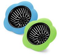 Anoudon Kitchen Sink Filter Drainage Silicone Water Tank Plug Waste Disposal Drain Plug Hair Collector Diameter 4 Pieces
