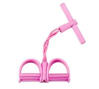 Anoudon Pink Multifunctional Pedal Booster Household Lean Belly Yoga Pedal Tension Rope Sit-Up Aid