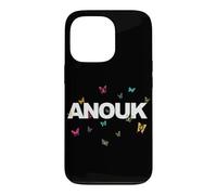 Anouk - Beautiful Name with Butterlfies Case for iPhone 13 Pro