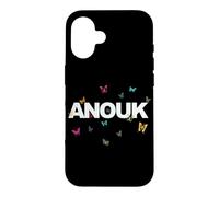 Anouk - Beautiful Name with Butterlfies Case for iPhone 16