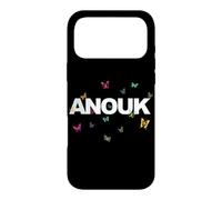 Anouk - Beautiful Name with Butterlfies Case for iPhone 17 Pro Max