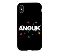Anouk - Beautiful Name with Butterlfies Case for iPhone X/XS