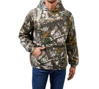 Anoumcy Men's Camo Hoodies Oversized Fleece Pullover Hooded Sweatshirt Vintage Mens Hoodies Pullover Sweatshirts With Pockets, 2-olive Green, XL