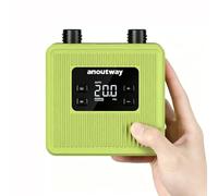 anoutway Super Tiny Paddle Board Electric Pump 20PSI Rechargeable Quick Portable SUP Air Pump,Dual Stage Inflation & Deflation, Auto-Off for Inflatable Stand Up Paddle Boards, Boats, Kayaks and Tent