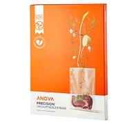 Anova Culinary Precision Organic Vacuum Sealer Bags (ANBB01) Pack of 50 Pre-Cut Vacuum Bags, Clear