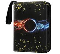 ANOVEL Card Binder for Trading Cards, 440 Pockets TCG Trading Card Binder 4 Pocket Card Holder Album Case with 55 Removable Sleeves,Gifts for Kids Children