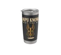 Anpu Anu gyptian God Jackal God Mythology Gift Stainless Steel Insulated Tumbler
