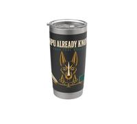 Anpu Anu gyptian God Jackal God Mythology Gift Stainless Steel Insulated Tumbler
