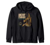 Anpu Anu gyptian God Jackal God Mythology Gift Zip Hoodie