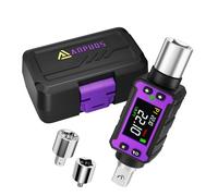 ANPUDS Digital Torque Adapter 1/2 Inch 0.6-30 Nm, Precise Electronic Torque Wrench Adapter with Buzzer & LCD Display for Bicycle, Motorcycle, Electronics, Precision Mechanics & Maintenance