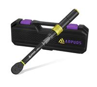 ANPUDS Torque Wrench 1/4 Inch, 0.1 NM Micro Adjustment, 1-25 NM Bicycle & Motorcycle Torque Wrench with Locking, ±3% Error Accuracy Torque Wrench for Bicycle Maintenance