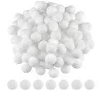 ANPUNAT 200 Pcs Craft Pom Poms 1 Inch Felt Balls for Kids DIY Art Creative Crafts Projects and Decoration(White)