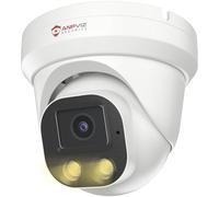 Anpviz 4MP PoE IP Camera, Turret Security IP Camera Outdoor Indoor, AI Human Motion Detection, Smart Dual Light Color Night Vision, Built-in Mic, 2.8mm Lens, IP66 Waterproof, NDAA Complete