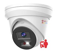 Anpviz 5MP PoE IP Camera, Metal Turret Security Camera Outdoor with Human Vehicle Detection, Smart Color Night Vision, with Audio, 3072x1728@20fps, 114° FOV, 120dB WDR, IP67 Waterproof(H Series)
